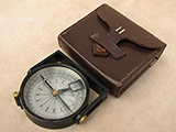 J H Steward bridge compass with clinometer